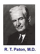 Dr. R. Townley Paton, founder of  the Eye Bank (www.eyedonation.org)