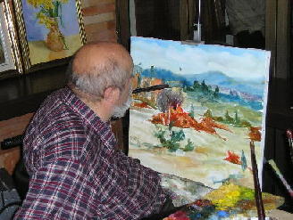 My uncle at work (web page of the community of Piran)
