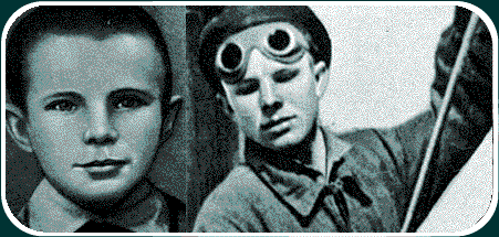 Young Yuri Gagarin (Complements of http://www.kosmonaut.se/gagarin/book/8.html)