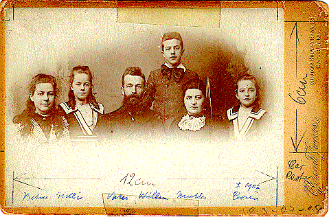 The above photograph is of Corrie and her family taken in 1902, Corrie is on the extreme right. <br>wheaton.edu/bgc/archives