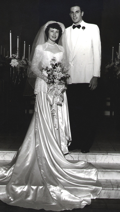 Zilpha and Larry Snyder, June 18, 1950 (http://www.zksnyder.com/Autobiography.html)