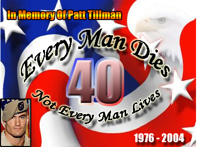 Remembering Pat Tillman: An example of courage, integrity our