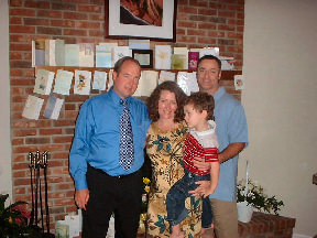 Me, Cathi, Chase, and Cathi's husband, Jay. (My digital camera)
