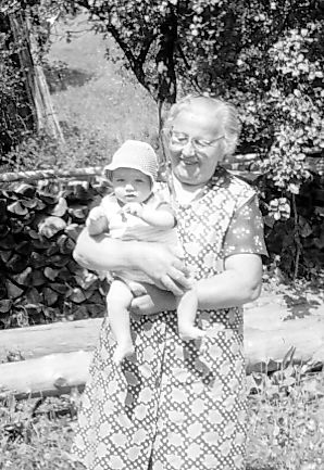 Me and my granny in 1978 (The photo is taken from my family album)