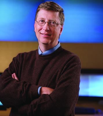 Bill Gates (http://veronicadelacruz.wordpress.com/2008/01/09/bill-gates-passions/)