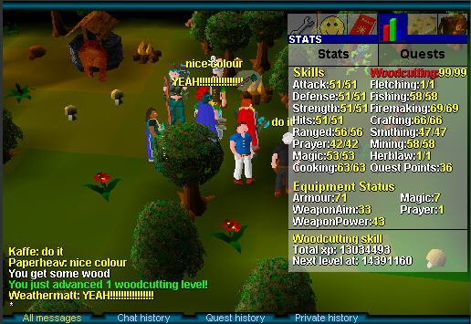 a picture of a guy in Runescape Classic getting 9 (http://gowerarchive.googlepages.com/)