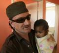 Bono with baby