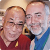 Raffi with the Dali Lama (Photo courtesy of Troubadour Music, Inc.)