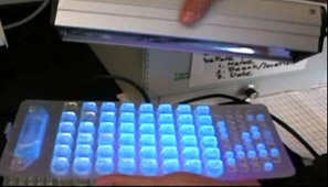 The UV lamp reveals the toxicity of the water. (myhero.com)