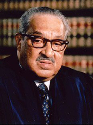 Thurgood Marshall when he is old