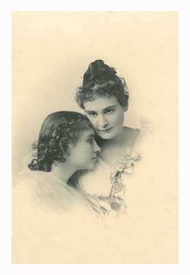 Helen and Anne, 1895 (Perkins School for the Blind History Museum Website)