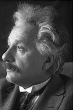 Albert Einstein (http://en.wikipedia.org/wiki/Einstein)