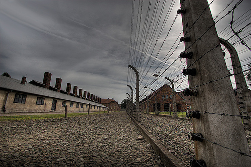 Auschwitz concentration camp in Poland (www.flickr.com)