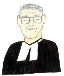 My great-grand uncle Br. Raphael Phandinh. <br>(I drew this picture.)