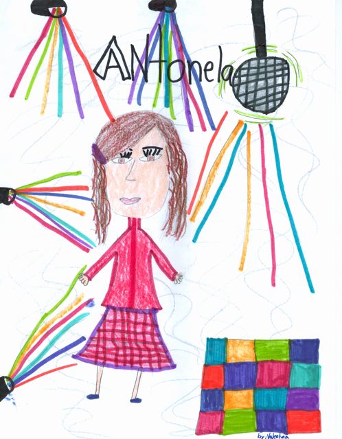 This is a picture of Antonella! (I drew it!)