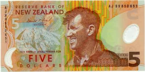 Hillarys' picture on the $5 note (rodsell.com)
