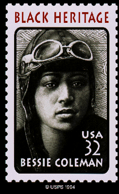 Elizabeth Coleman stamp (http://www.usps.com/images/stamps/95/bessie.gif)  