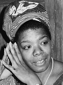 Maya Angelou at a young age.