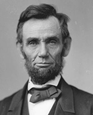 Abraham Lincoln (http://kimberlytsao.files.wordpress.com/2009/10/lincoln-portrait.jpg)