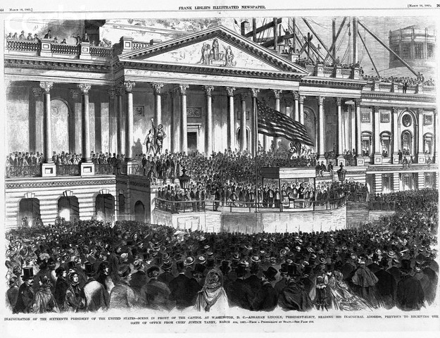Abraham Lincoln's Inauguration  (http://www.corbisimages.com/images/IH156782.jpg?size=67&uid=855754B6-9A33-4931-92C9-F92CCD2EF76E)