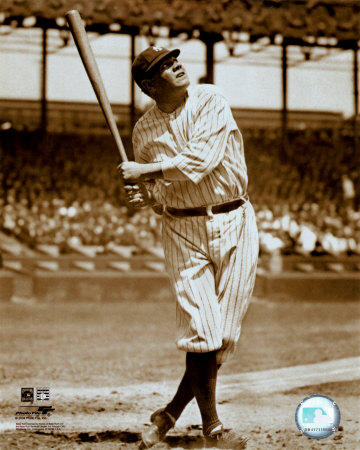 A color photo of Babe Ruth – Baseball: Past and Present