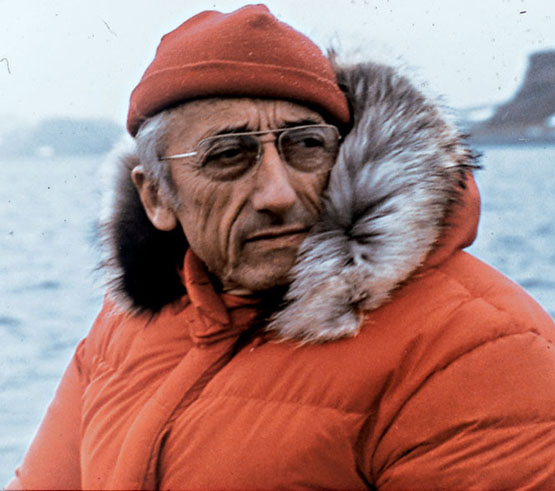 This is Jacques out on the ocean on a cold winter.  