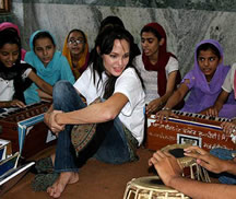 Angelina Jolie in India
