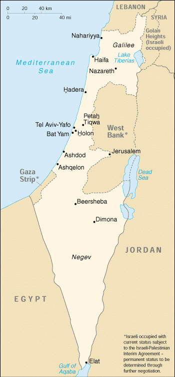 Yitzhak Rabin created peace for Israel . (http://www.exportinfo.org/worldfactbook/maps/israel_map.gif)