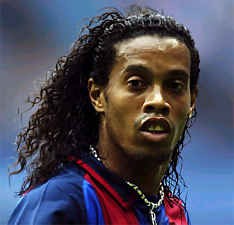 This is Ronaldinho amazed about not scoring a goa (http://www.ronaldinho-fans.com/pictures/index.php?gal=1&pic=10)