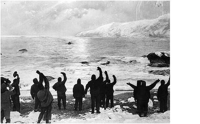 Shackleton departing Elephant Island (http://inlinethumb64.webshots.com)