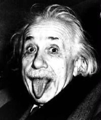 Einstein being silly<br> (http://lyn.bengaltech.com/old<br>/public/lynimages/cards.html)