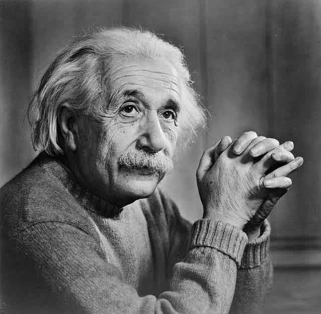 This is Albert Einstein (http://www.mlahanas.de/Physics/Bios/AlbertEinstein.html)