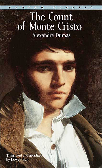 The Count of Monte Cristo by Alexander Dumas (http://hooplanow.com/wp-content/uploads/2009/04/count-of-monte-cristo-book1.jpg)