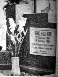 Soe Hok Gie's grave in Tanah Abang