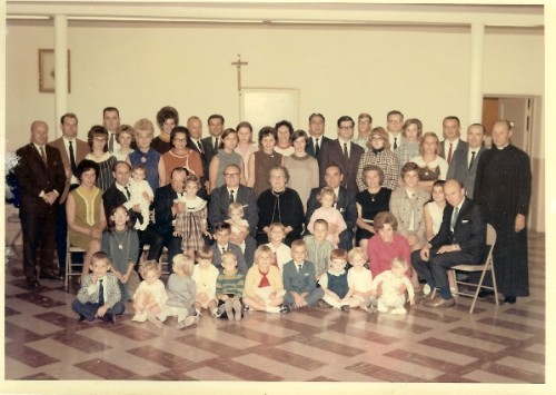 Rev. Plevyak is on the far right. (This picture is from my family.)