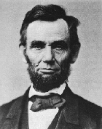 A portrait of Lincoln's face (http://www.classic-literature.co.uk/american-authors/19th-century/abraham-lincoln/)