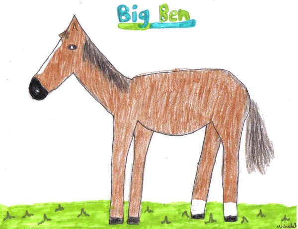 A portrait of Big Ben (I drew it.)