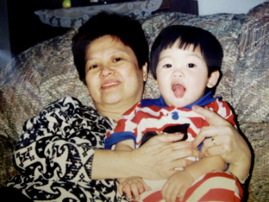 Grandma and I when I was a baby