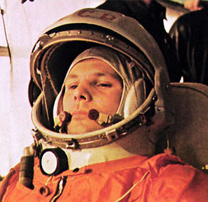 Yuri Gagarin (http://www.aerospaceguide.net/spacehistory/yurigagarin.html)