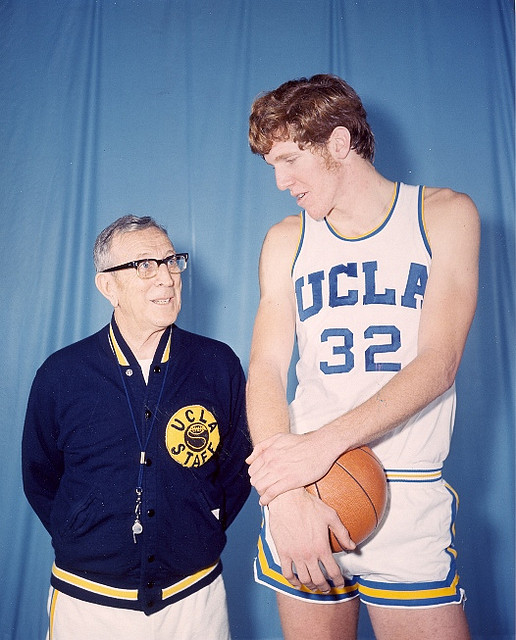 John Wooden and Bill Walton