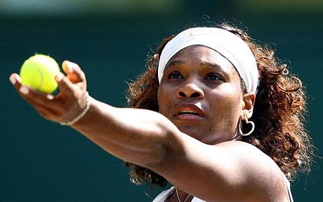 Serena Williams gets ready to serve. (http://www.colettebaronreid.com/blog/wp-content/uploads/Astrology-Serena-Williams-Tennis-5.jpg)