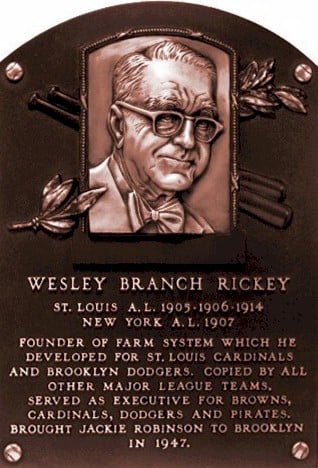 rickey branch quotes jackie robinson wesley fame hall quotesgram dunmore statue tom courtesy