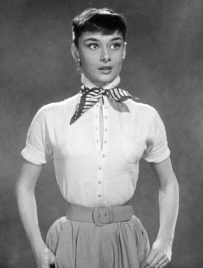 Audrey from the trailer "Roman Holiday"