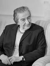 An older Golda Meir (Wikipedia Retrieved on: October 9, 2011. http://en.wikipedia.org/wiki/Golda_Meir)