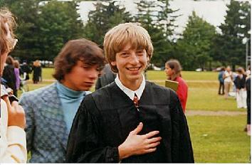 Bill Gates as a teenager.