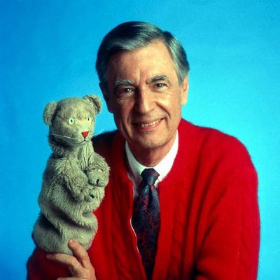 Rogers with Daniel Striped Tiger.