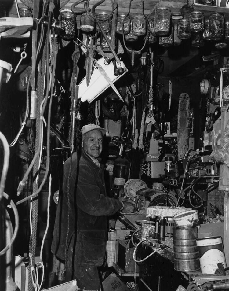  (Grandpa in his workshop. (photo by Mark Eagan))