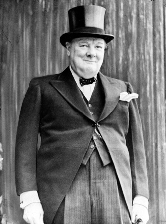 Winston Churchill in London, England (Gale Biography in Context (AP Images))