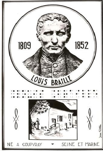 How do you say Louis Braille (1809 - 52) {please pronounce this!) in  English (US)?