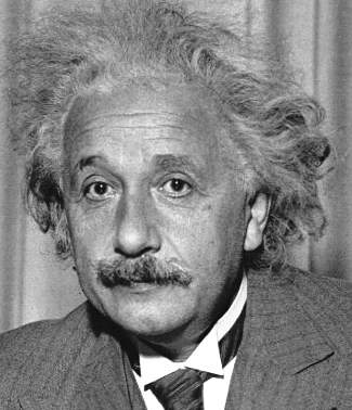Albert Einstein ((http://hebrewyou.com/blog/wp-content/uploads/albert-einstein.jpg))